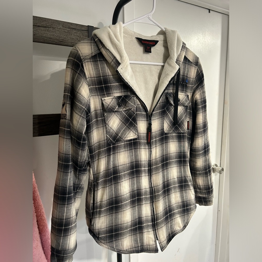 🚨PART OF 4 for 20🚨 Tough Duck Pile Zip Up Jacket Fleece inside Small Womens